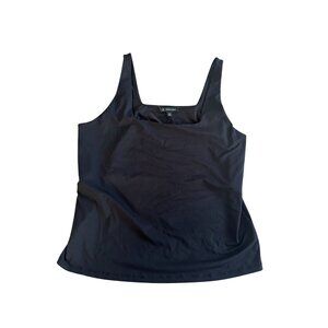 INC Black Squareneck Base Tank Top Size XXL NEW without tags